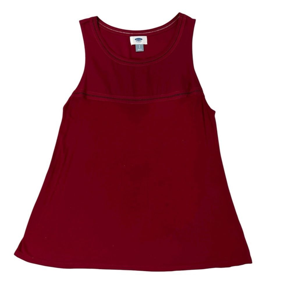 Old Navy Maroon Red Sleeveless Blouse‎ Size Small